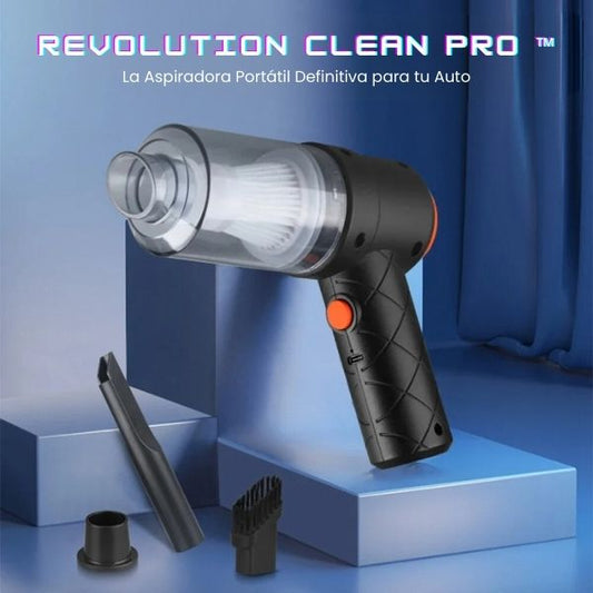 Revolution Clean Pro: La Aspiradora Portátil Definitiva para tu Auto